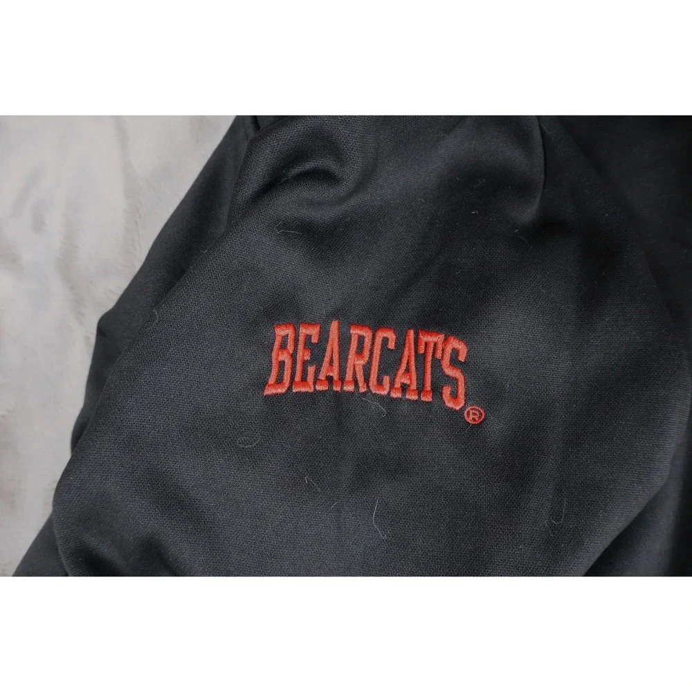 Champion University of Cincinnati Bearcats Mens Black Quarter Zip Pullover L